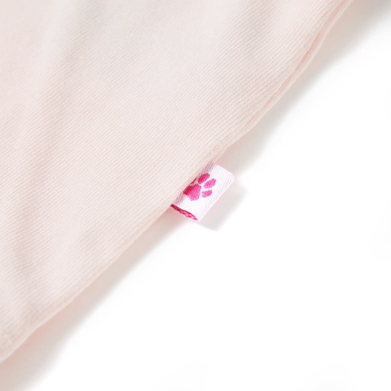 Halvány rózsaszín gyerekpóló 140