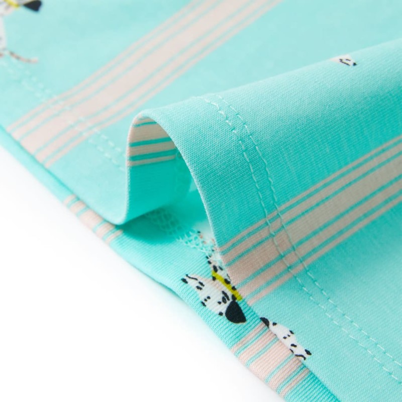 Ekrü színű rövid ujjú gyerekpizsama 92