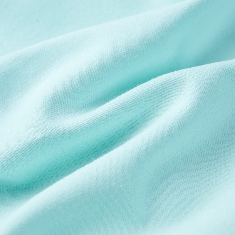 Világoskék kapucnis gyerekpulóver 116