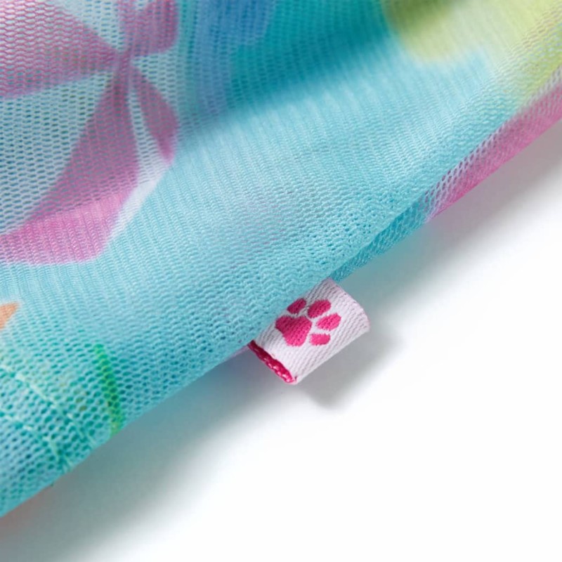 Világoskék redős gyerekszoknya 92