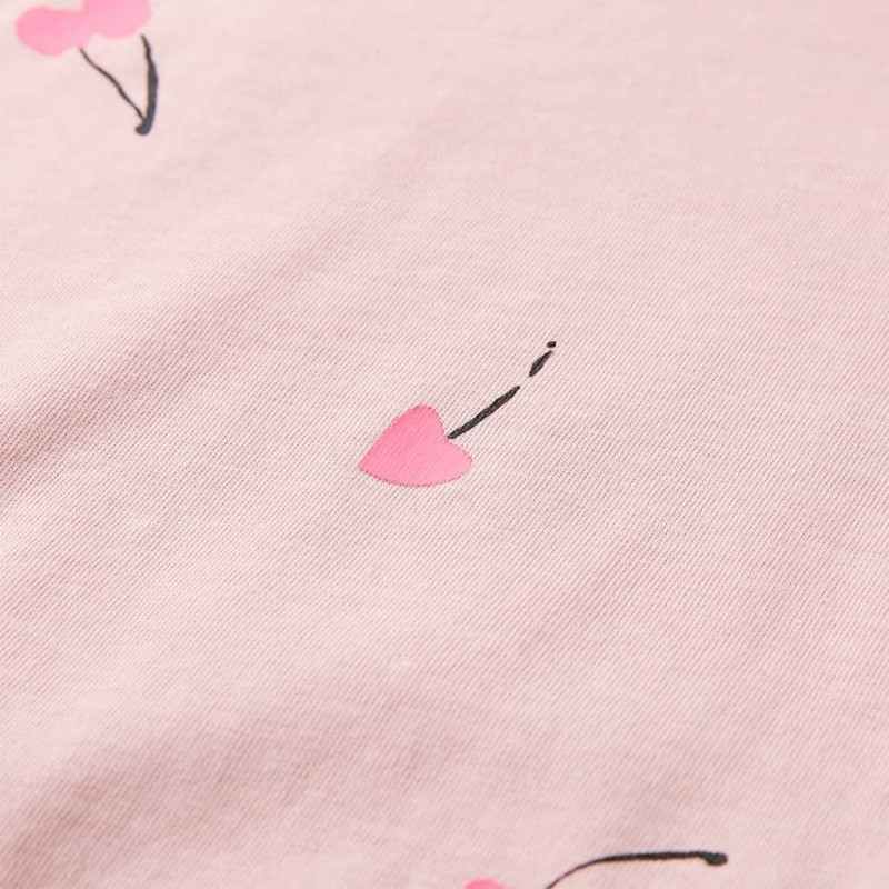 Világos rózsaszín gyerekpóló 128