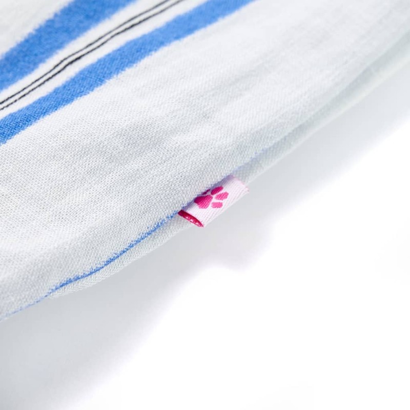 Kobaltkék és fehér gyerekszoknya 92