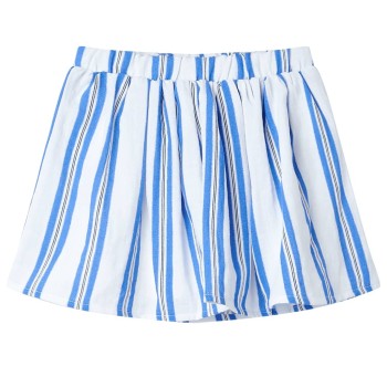 Kobaltkék és fehér gyerekszoknya 104