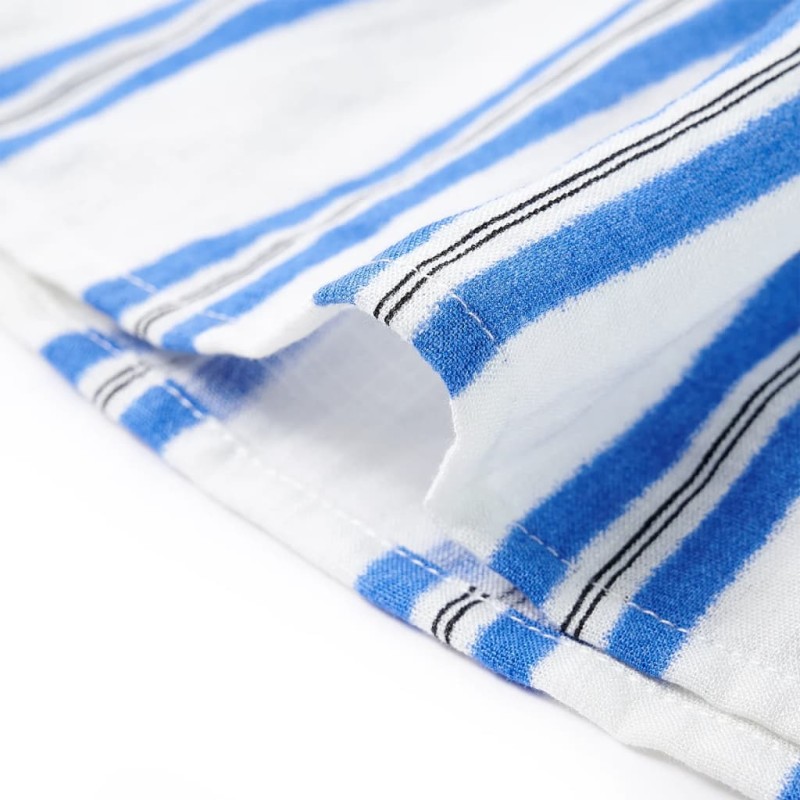 Kobaltkék és fehér gyerekszoknya 104