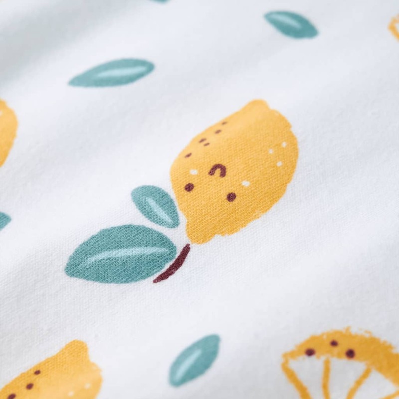 Ekrü színű gyerekpóló csomós szegéllyel 104