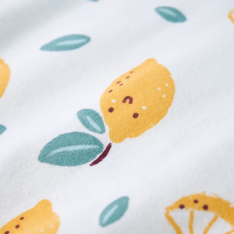 Ekrü színű gyerekpóló csomós szegéllyel 116