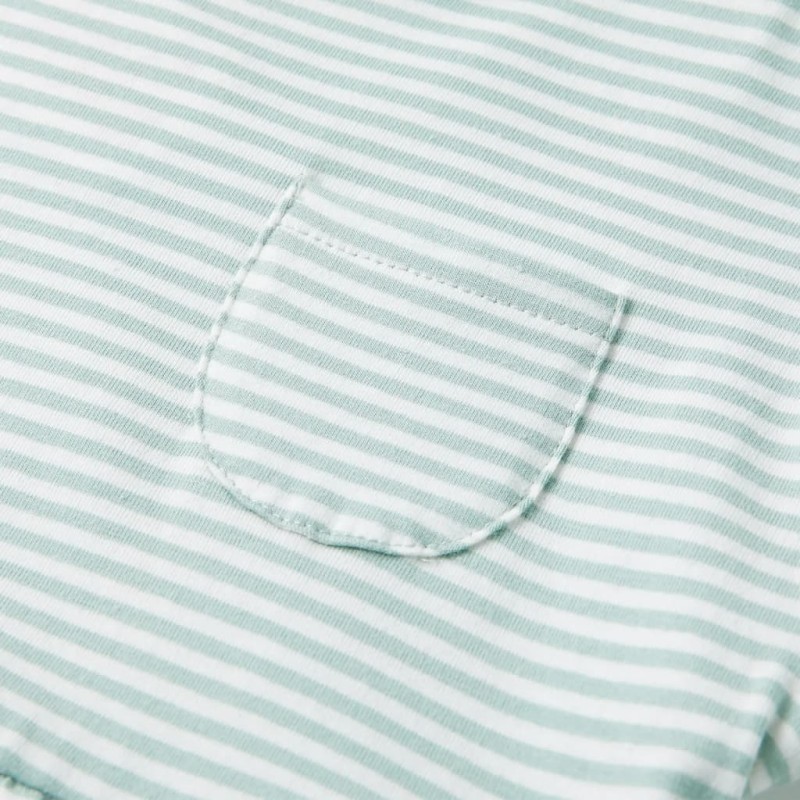 Mentazöld gyerekruha fodros ujjakkal 92