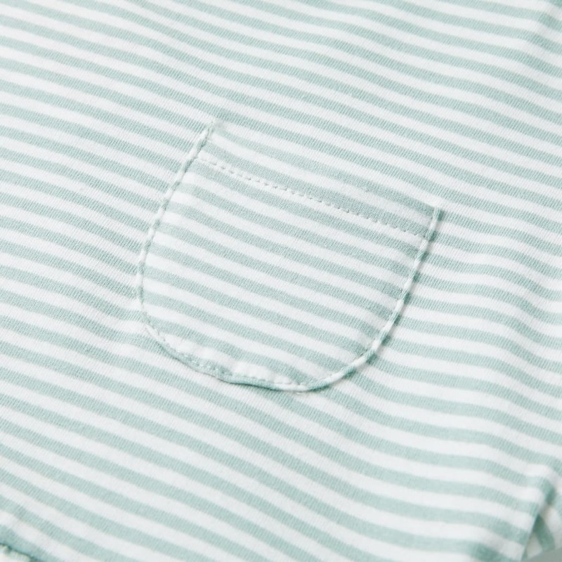 Mentazöld gyerekruha fodros ujjakkal 116