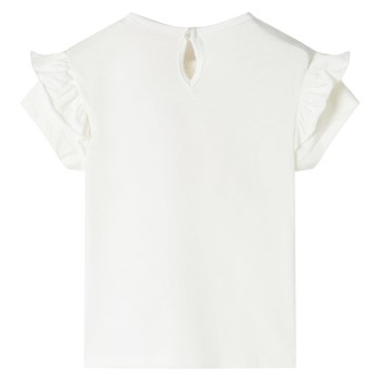 Ekrü színű gyerekpóló 128