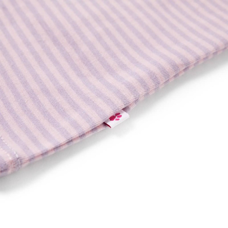 Lila fodros ujjú gyerekpóló 92