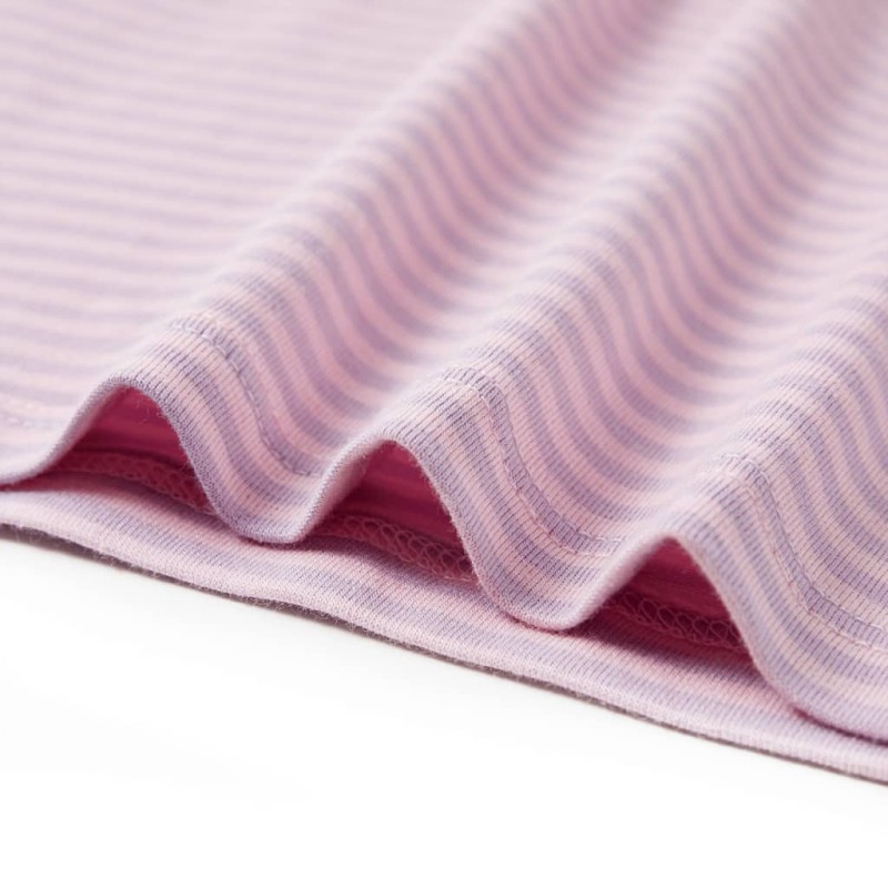 Lila fodros ujjú gyerekpóló 128