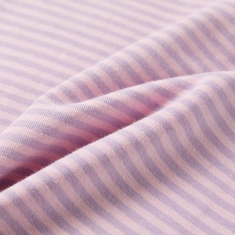 Lila fodros ujjú gyerekpóló 128