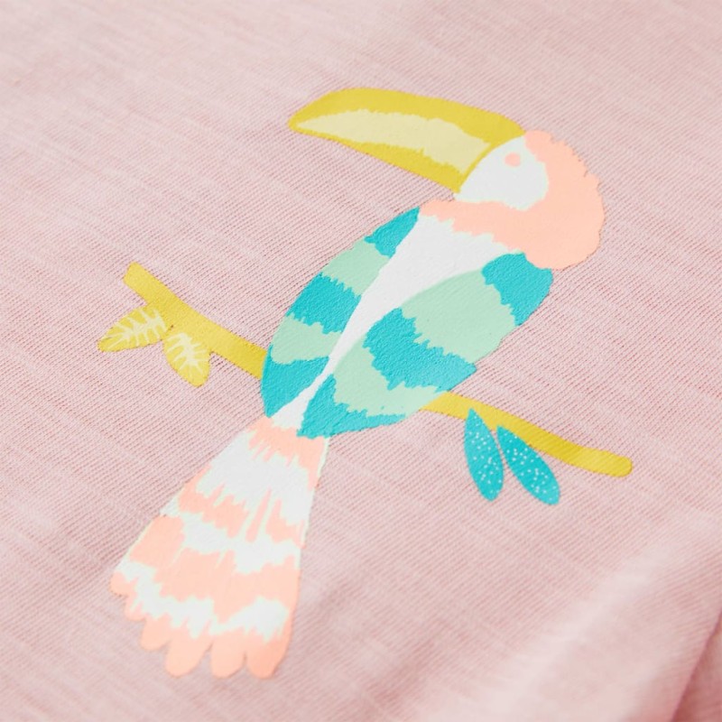 Világos rózsaszín gyerekpóló 92