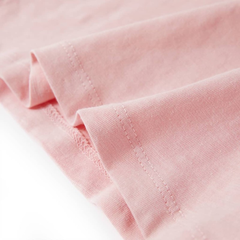 Világos rózsaszín gyerekpóló 140