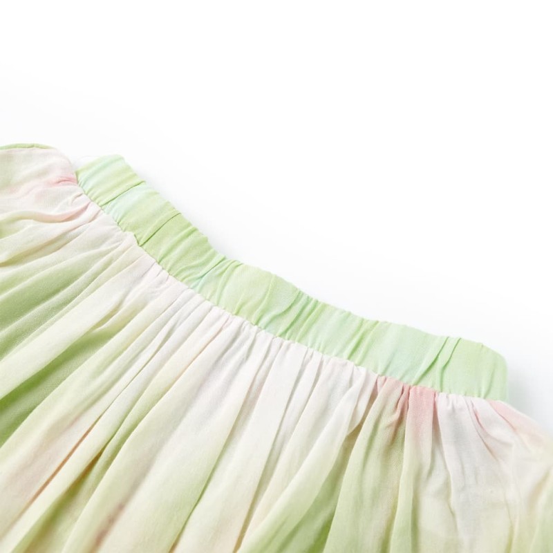 Világos rózsaszín redős gyerekszoknya 104