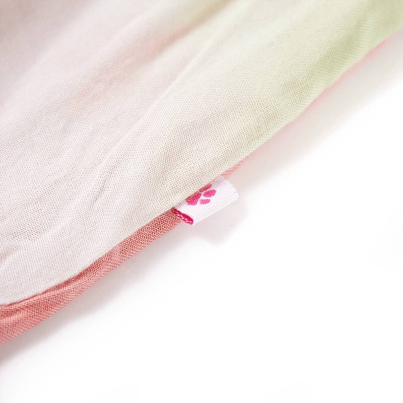 Világos rózsaszín redős gyerekszoknya 128