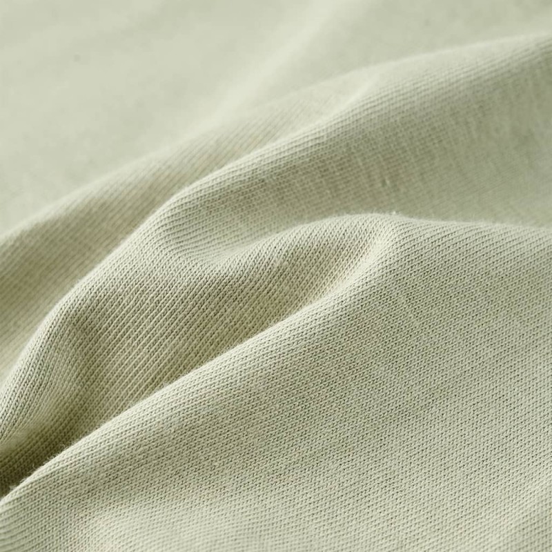 Világos khaki rövid ujjú gyerekpóló 128