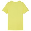 Sárga rövid ujjú gyerekpóló 128