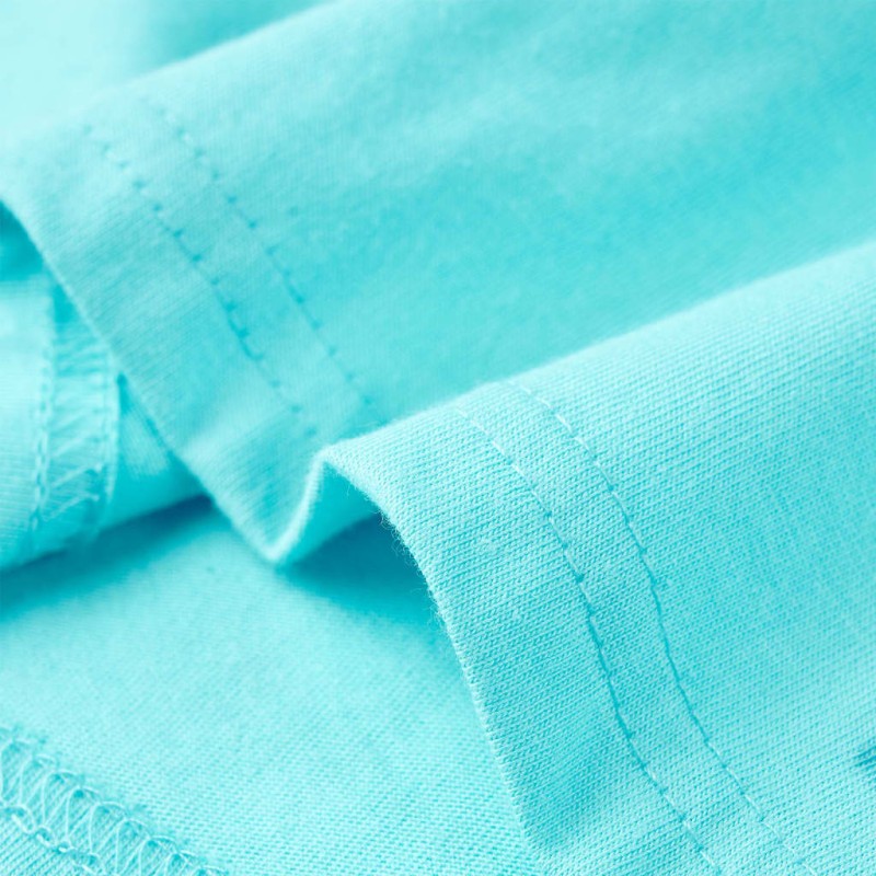 Aqua színű rövid ujjú gyerekpóló 116