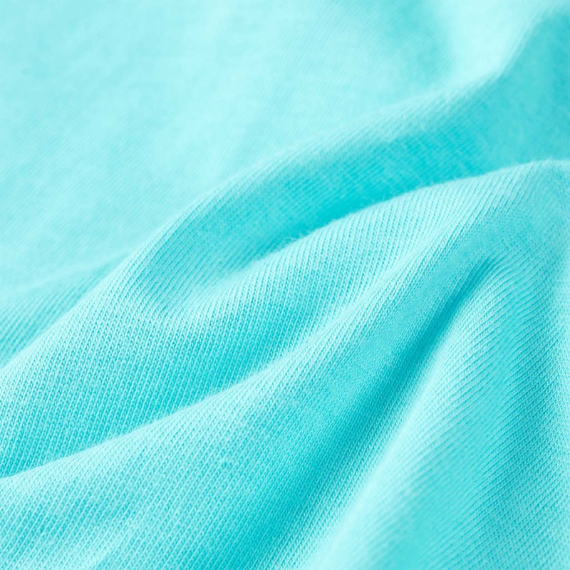 Aqua színű rövid ujjú gyerekpóló 116