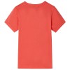 Világos piros gyerekpóló 92