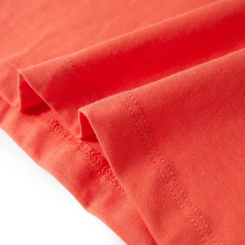 Világos piros gyerekpóló 128