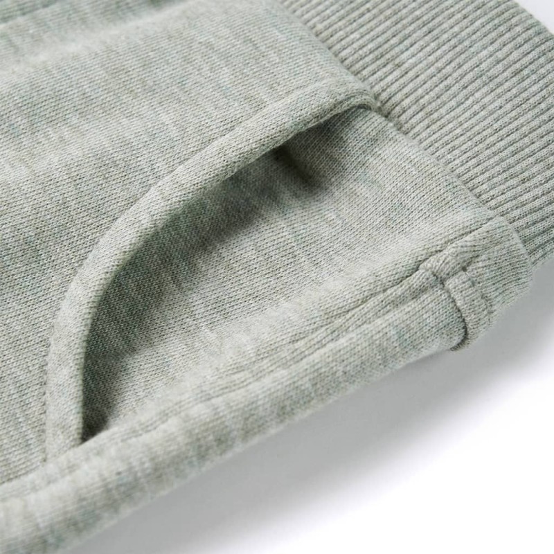 Világos khaki gyerek melegítőnadrág 140