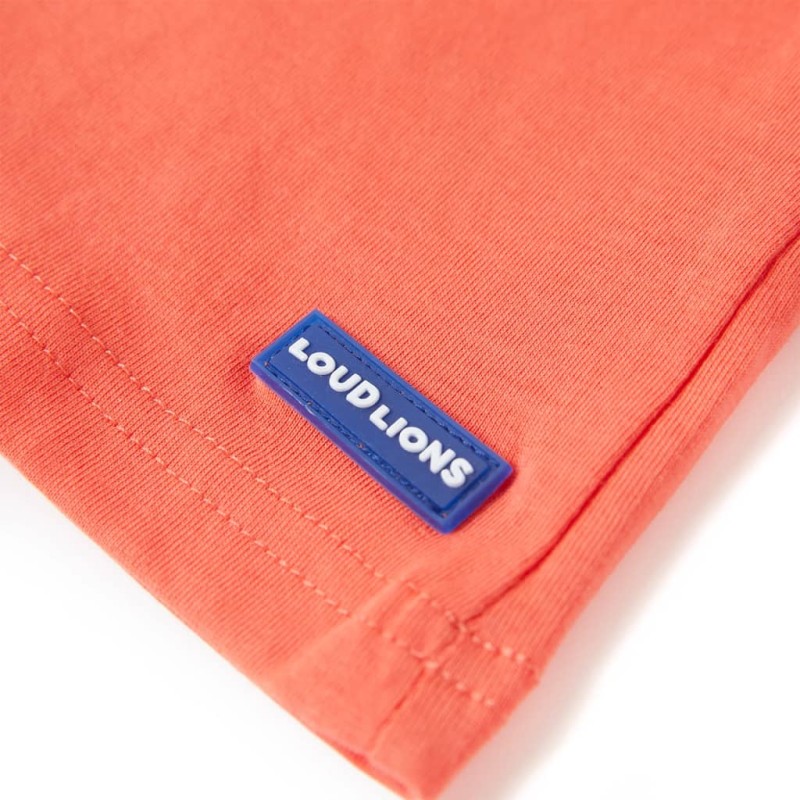 Világos piros gyerekpóló 104