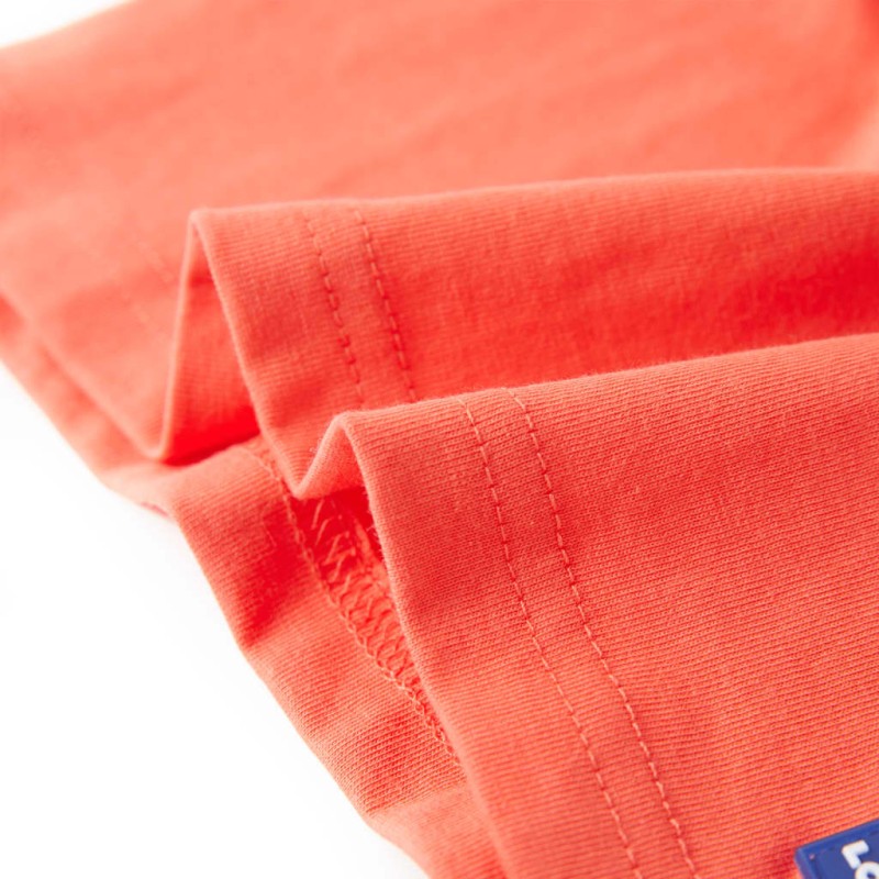 Világos piros gyerekpóló 116