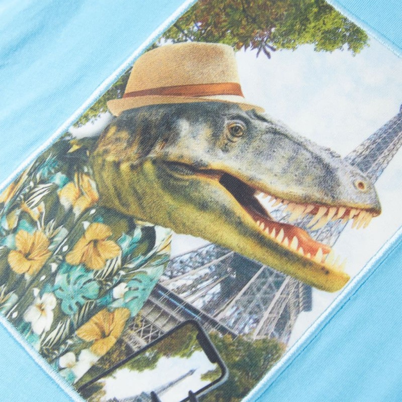 Aqua színű gyerekpóló 104