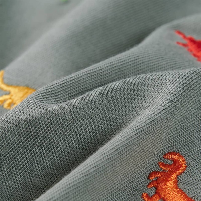 Khaki rövid ujjú gyerekpóló 116