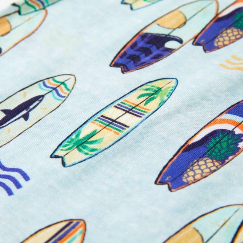 Halvány kék melange gyerek felső 92