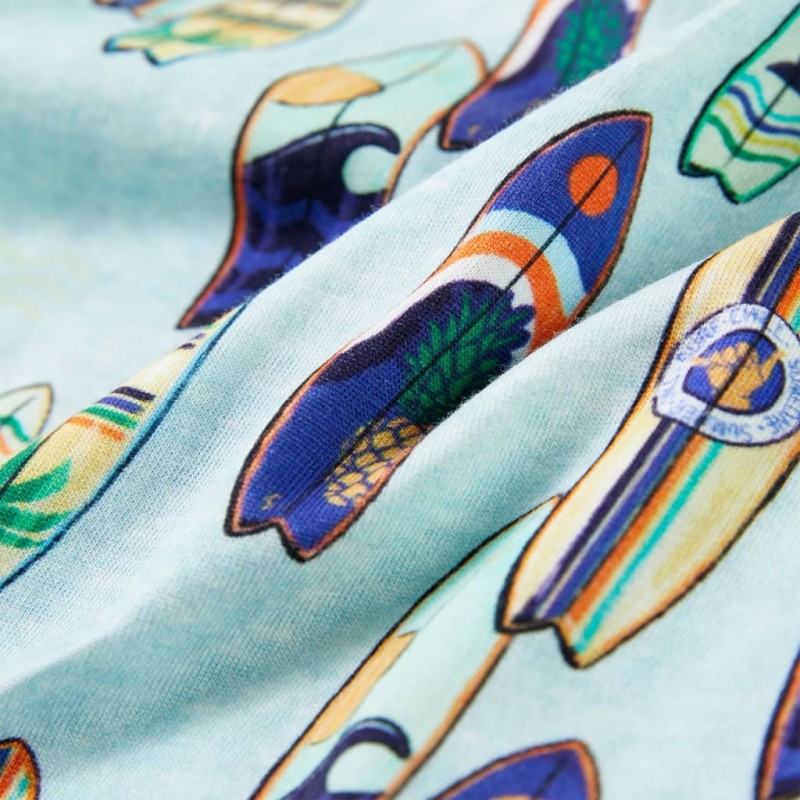 Halvány kék melange gyerek felső 104