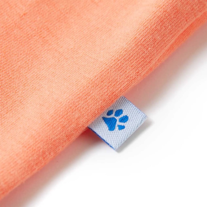 Neon narancssárga gyerekpóló 104