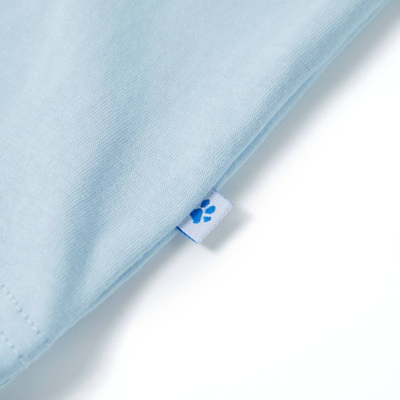 Világoskék gyerekpóló 140