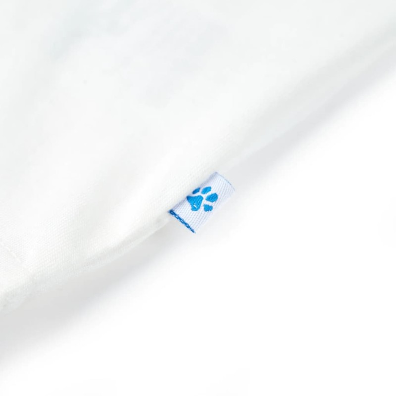 Ekrü színű rövid ujjú gyerekpóló 140