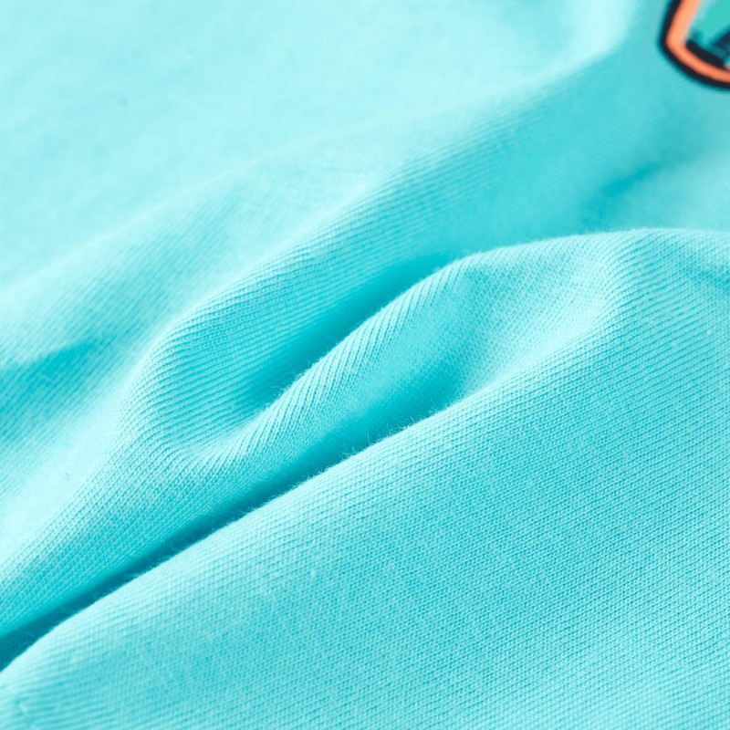 Aqua színű rövid ujjú gyerekpóló 104