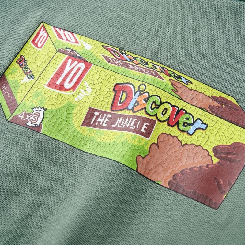 Khaki rövid ujjú gyerekpóló 116