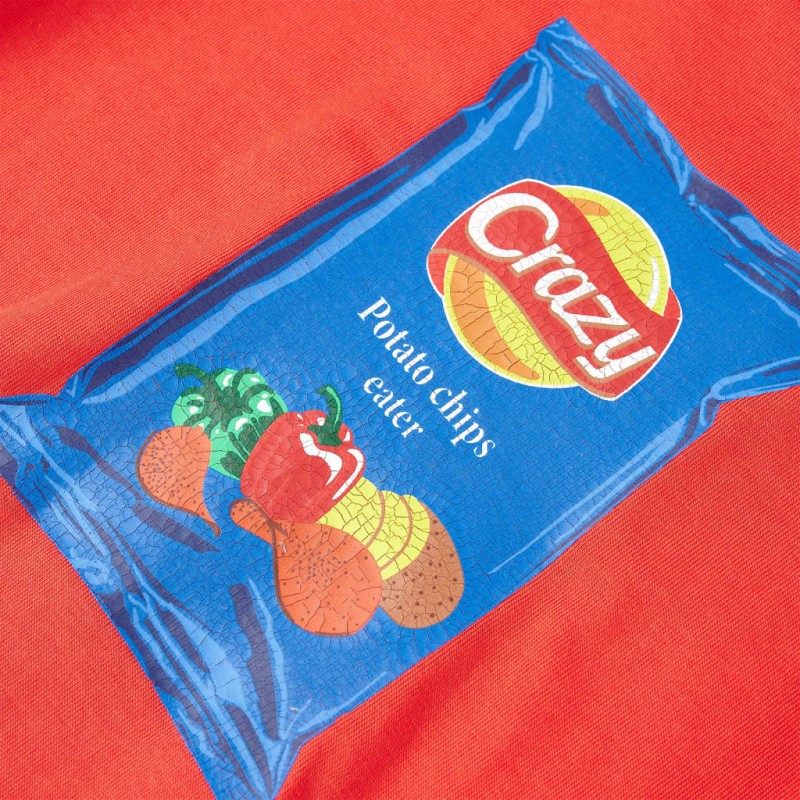 Piros rövid ujjú gyerekpóló 116