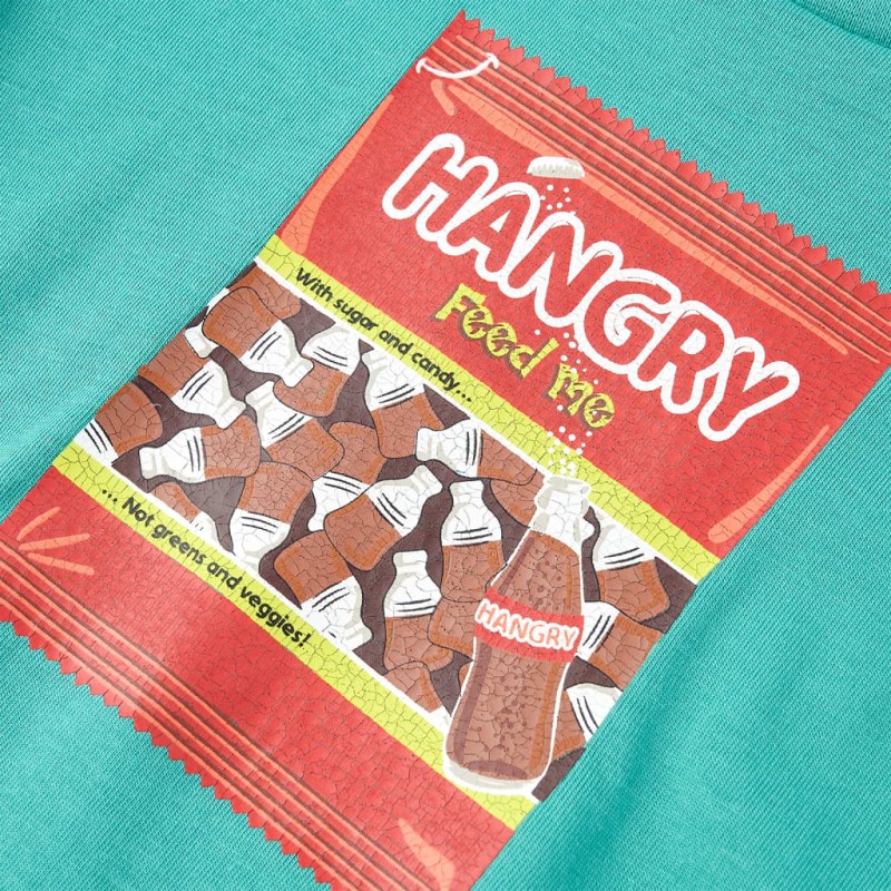 Sötét mentaszínű rövid ujjú gyerekpóló 92