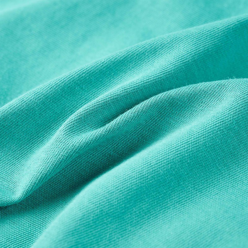 Sötét mentaszínű rövid ujjú gyerekpóló 104