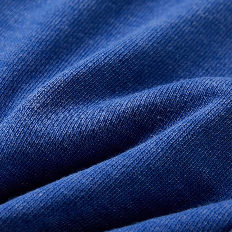 Kék melange gyerekrövidnadrág húzózsinórral 92