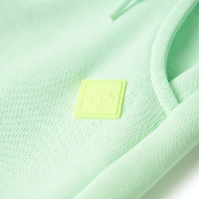 Élénkzöld gyerek melegítőnadrág 116