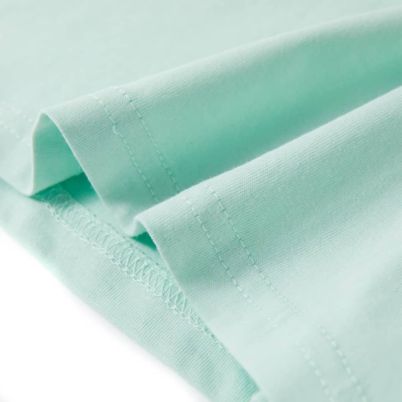 Világosmenta színű gyerekpóló 128