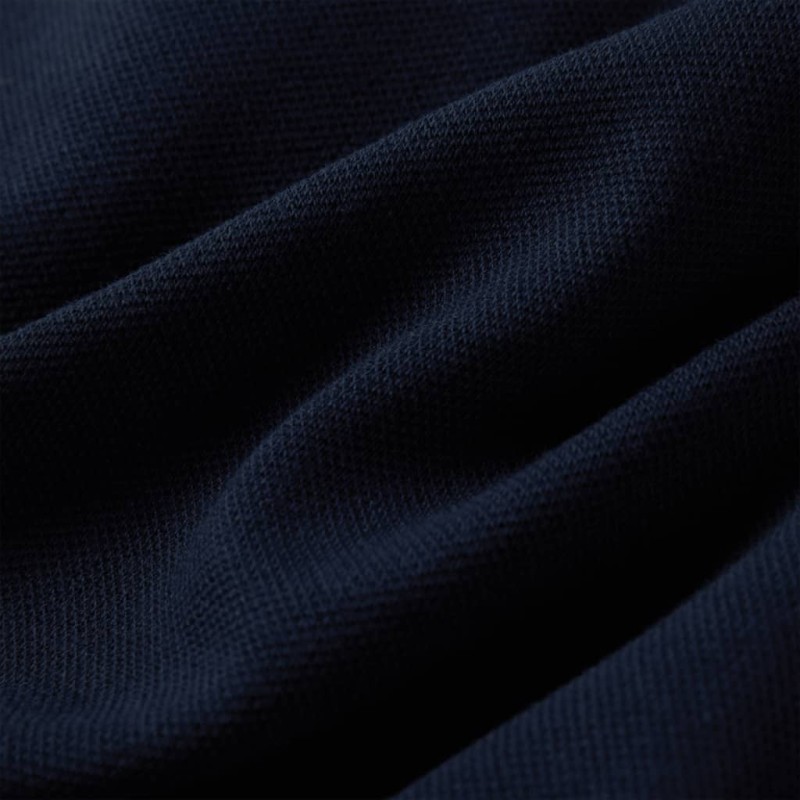 Tengerészkék gyerekpulóver cipzárral 140