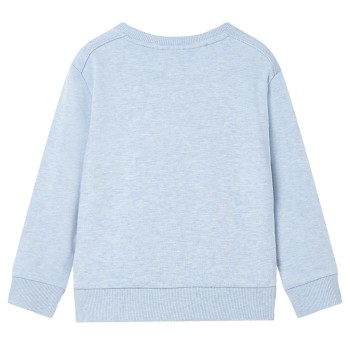 Halvány kék melange gyerek pulóver 116