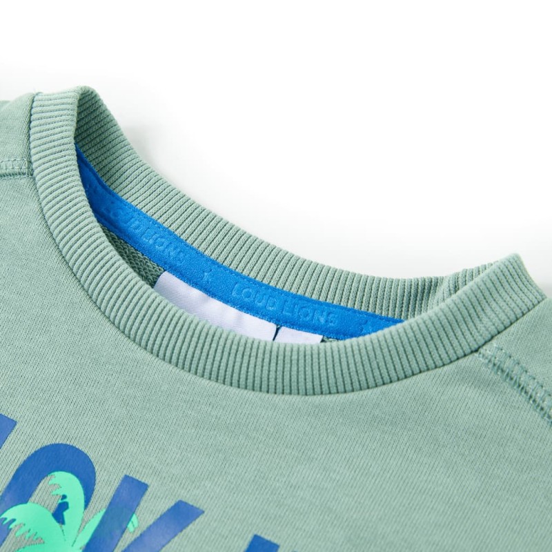 Világos keki gyerekpulóver 92