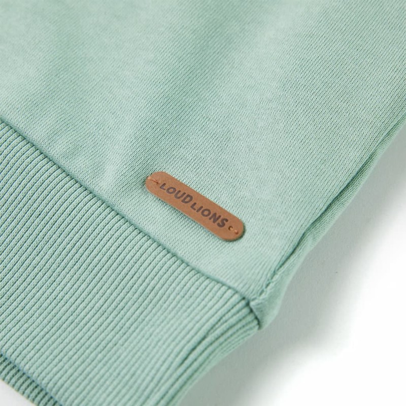 Világos keki gyerekpulóver 92