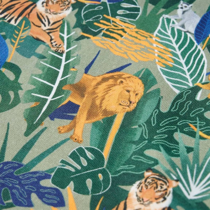 Többszínű rövid ujjú gyerekpóló 140