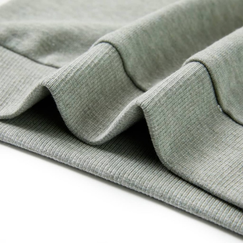 Világos khaki melange gyerek pulóver 92